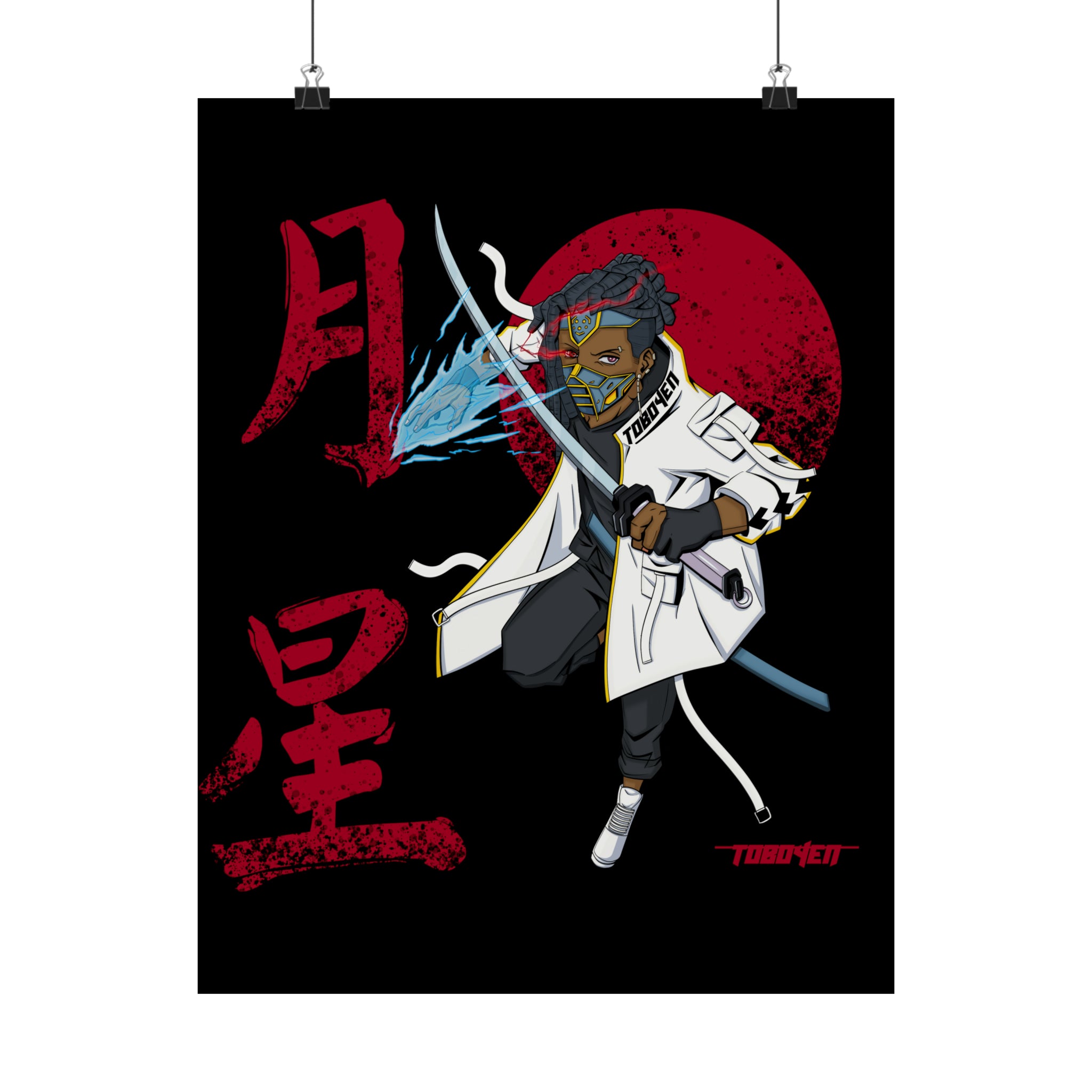 Kiba "The Shinobi" Matte Vertical Posters