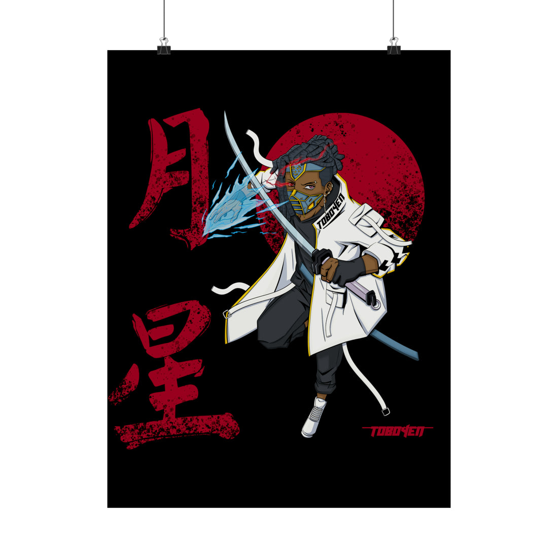 Kiba "The Shinobi" Matte Vertical Posters